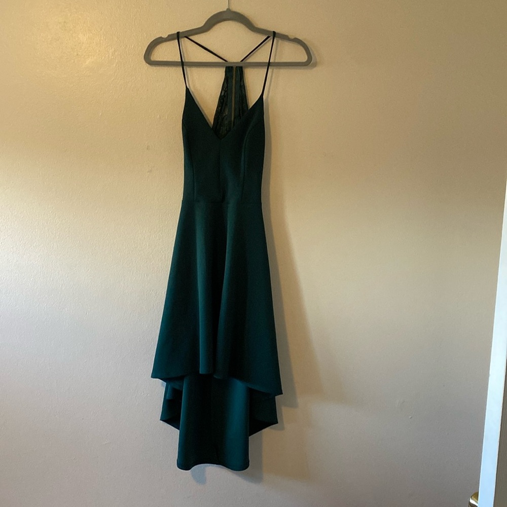 B Darlin Green Sweetheart Dress